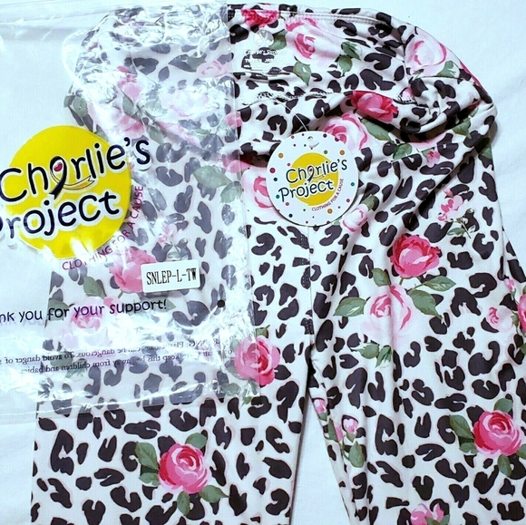 NWT SET LuLaRoe 2XS Perfect T & CP Tween Leopard Leggings - Picture 11 of 12